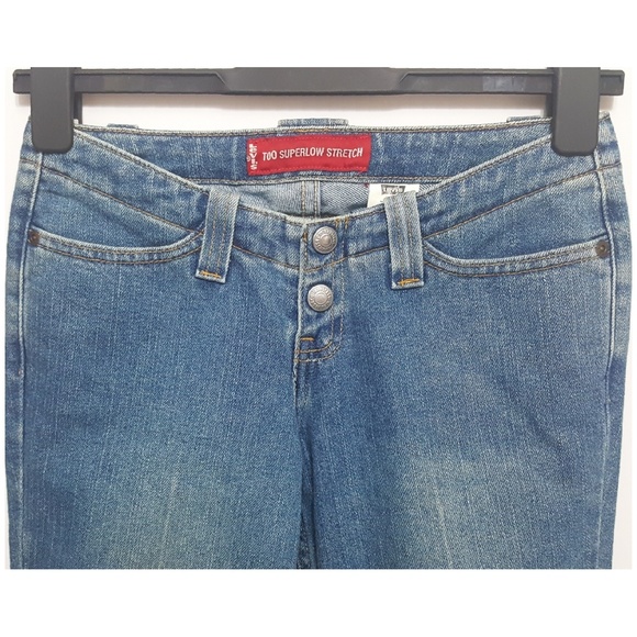 LEVI'S Vintage Y2K Era Too Superlow Baby Flare/BootCut Jean - Picture 4 of 7